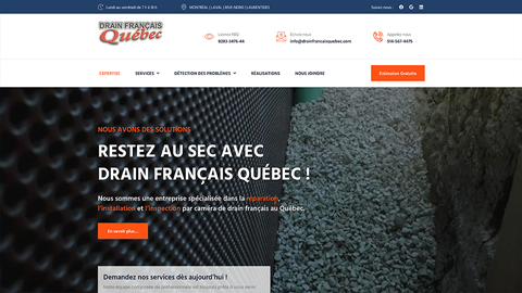 DRAIN FRANÇAIS QUÉBEC 