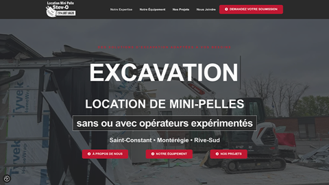 LOCATION MINI PELLE STEV-O INC